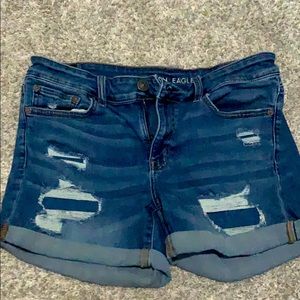 American Eagle MIDI jean shorts